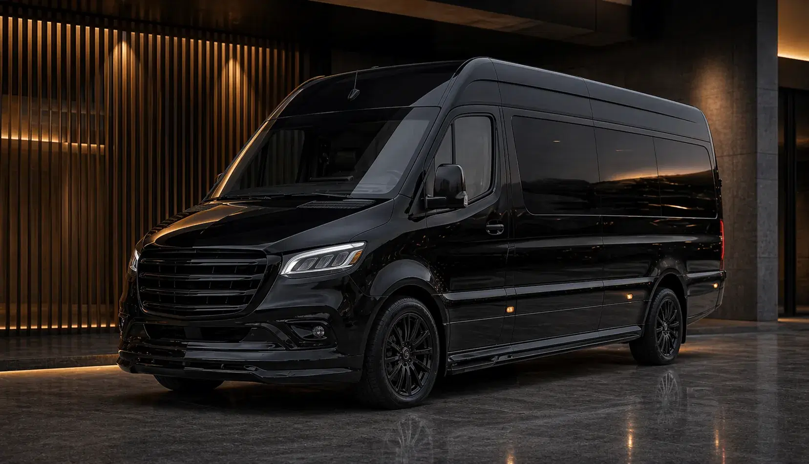 Mercedes Sprinter in the FS Bay Area Limo fleet